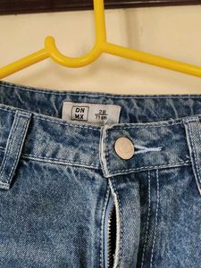 Distressed Blue Denim Jeans