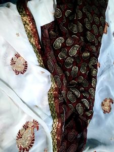 Beautiful Party Wear Saree With Sequin Work Heavy