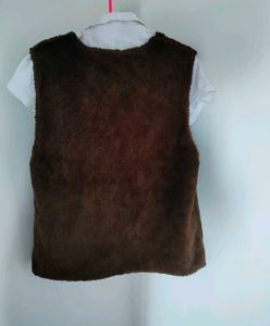 📌⭐COMBO Cozy Faux Fur Vest + POLO SHIRT