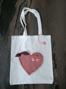 Simple White Tote Bag