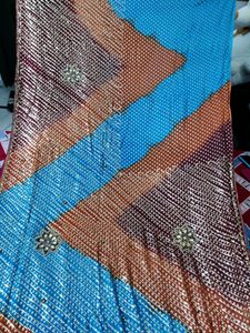 Multicolor Designer Saree