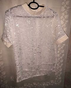 White Sheer Top