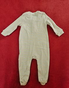 Brown Stripes Rompers
