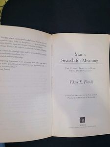 Man's Search for Meaning by Viktor Frankl
