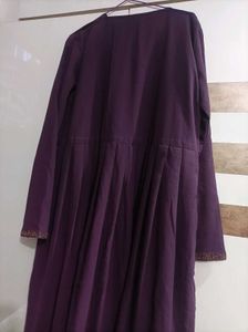 Elegant Purple burkha nakab