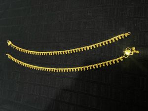 Gold-Plated Anklets
