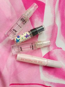 Mini Perfume Collection - 4 Scents empty bottle