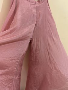 Pink Embellished Kurti Top