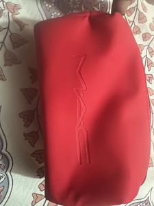 MAC Red Cosmetic Pouch