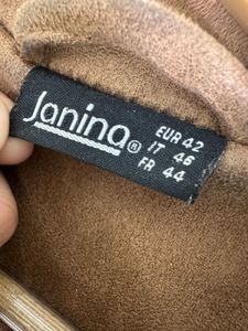 Brown Faux Suede Moto Jacket