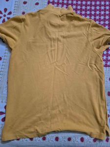 Men's Yellow Casual T-Shirt