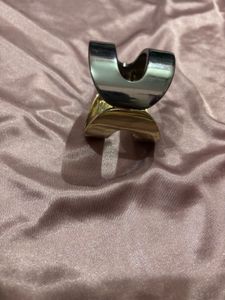 Chic Metallic Statement Bracelet &amp; Earrings Set
