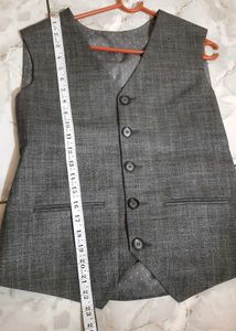 Men's Grey Formal Waistcoat