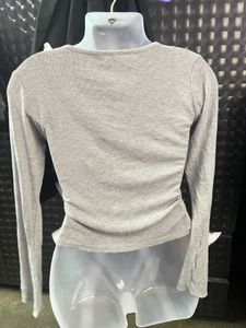 Cute Ruffled Graphic Long Sleeve Top