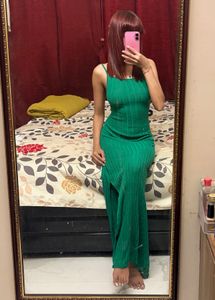 Stunning Green Bodycon Maxi Dress