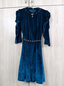 Girls Partywear Dress With Bag(NEW)