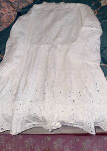 White Chikankari Kurti