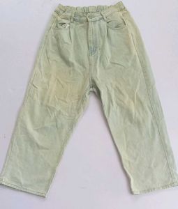 Vintage Light Wash Wide Leg Jeans