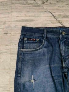 Stylish Distressed Denim Jeans