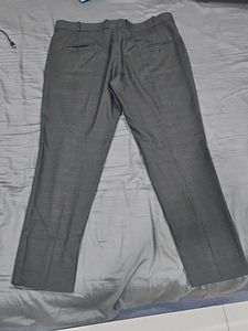 Classic Grey Textured Trousers