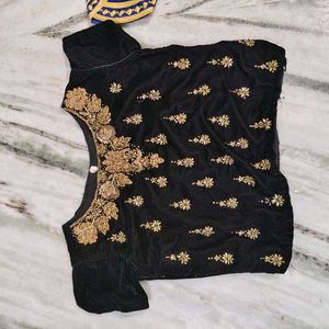Designer Embroidered Blouse Set