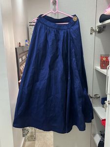 Partywear Long Flare Elastic Free Size Skirt