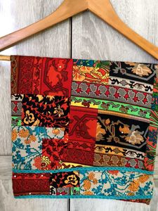Beautiful Multicolour Cotton Unstitched full lengt