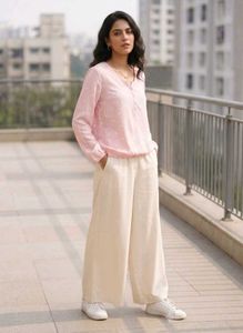 Light Pink Polka Dot Top