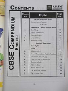 AllenNew unused X Compendium books CBSE