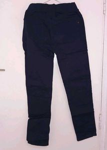 Stylish Navy Blue Casual Pants