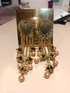 Antique Heart Dangle Earrings✨🌸