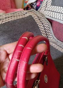 Chic Red Handbag