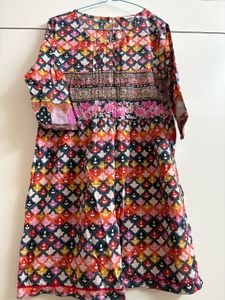 Boho Floral Print Kurti