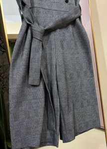 Grey Jumpsuit with Belt
