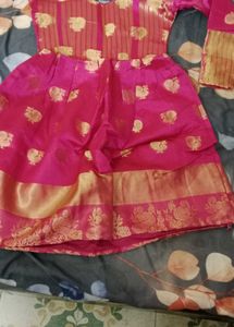 Vibrant Pink Silk Lehenga Choli
