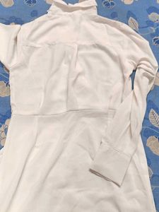 Elegant White Shirt Dress