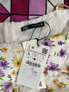 Zara Floral Print Mini Dress