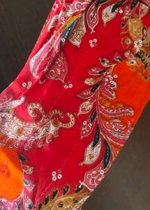 Vibrant Paisley Print Kurta