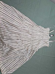 M&amp;S Striped Maxi Dress