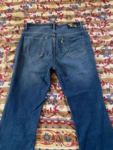 Classic Blue Denim Bootcut Jeans