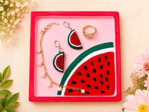 Watermelon Design Decorative Tray