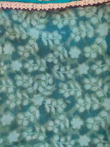 Floral Print Saree
