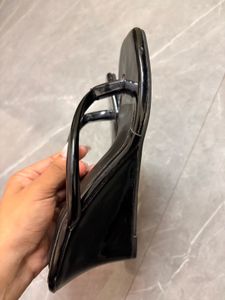 Chic Black wedge Toe Heels