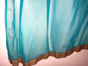Teal &amp; Golden Peacock Green Anarkali Ethnic Gowns
