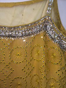Yellow Embellished Kurta