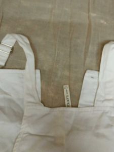 Cute White Pinafore Dress with Sequins