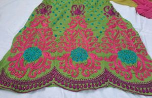 Embroidery Stitched Churidar
