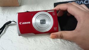Canon Digital Camera - Red