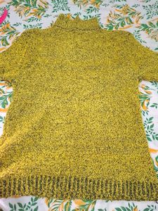 Cozy Yellow Turtleneck Sweater