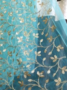 Embroidered Net Fabric 💙